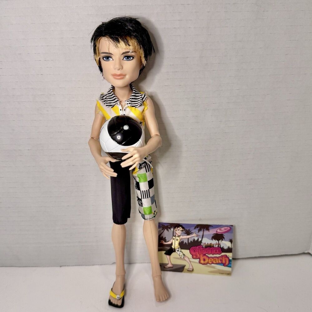 Monster High Gloom Beach Jackson Jekyll Doll Beach Ball Postcard Mattel 2010